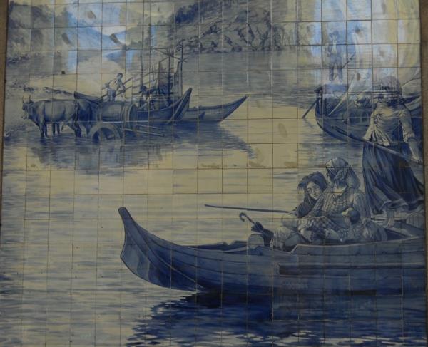 azulejo Portugalin mosaiikkilaattojen aiheiden historia