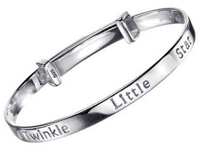 Diamanter i armbånd i sterlingsølv