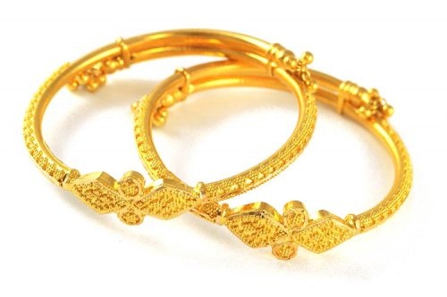 Guld armbånd til baby pige