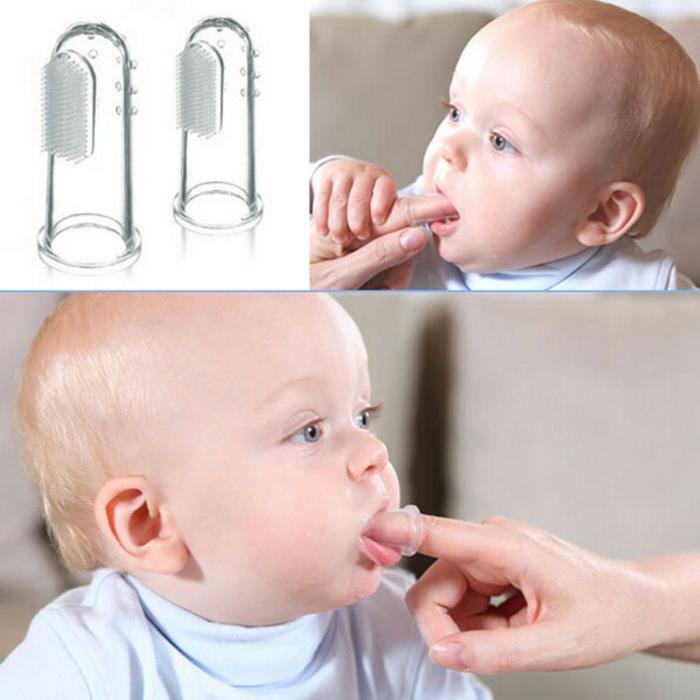 harjaa vauvan hampaat erityinen silikoninen hammasharja