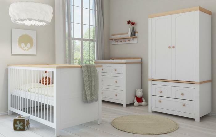 vauvan sänky ostaa valkoiset huonekalut tuore vauvan huone