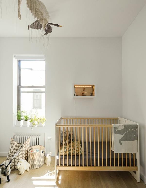 vauvan huone perustaa vauvansänky suunnittelu kasvit lelut