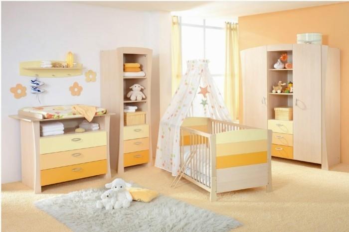 vauvan huoneen värit lämpimät värit mattolattia