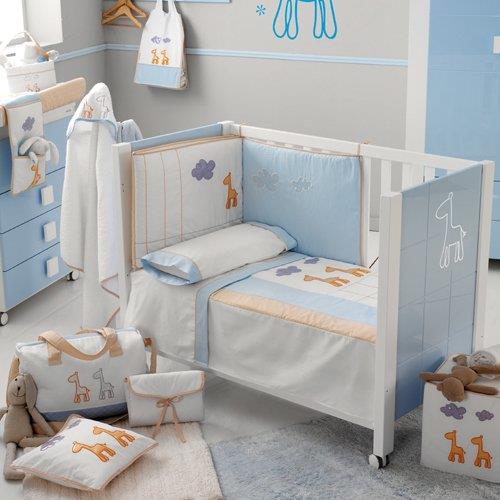 vauvahuoneen suunnittelu afrikka micuna sängyn hoitopöytä vauvan sänky sininen