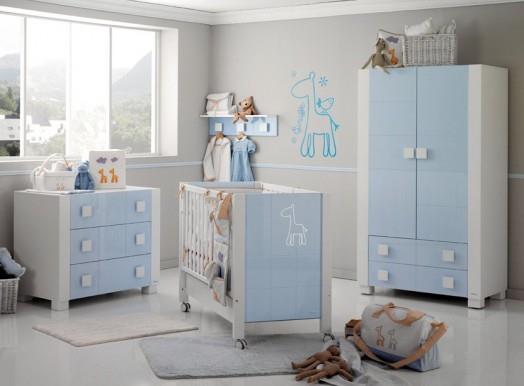 vauvan huoneen suunnittelu afrikka micuna sängyn hoitopöytä kirkkaan sininen poika