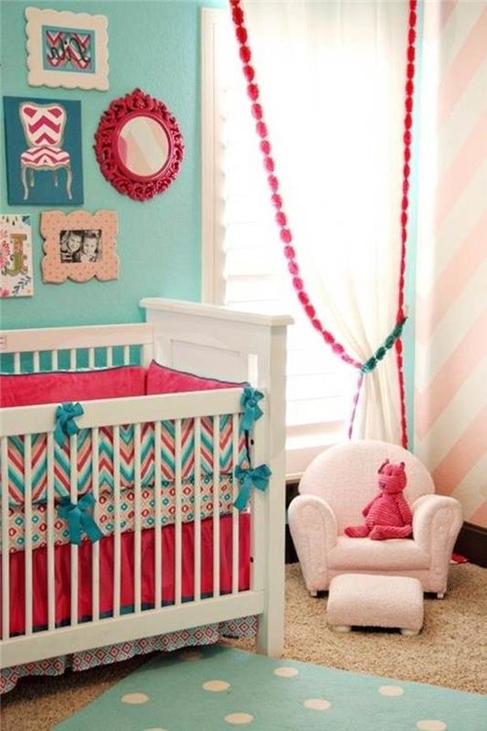 vauvan huone suunnittelu vauvan huone asetettu värikäs