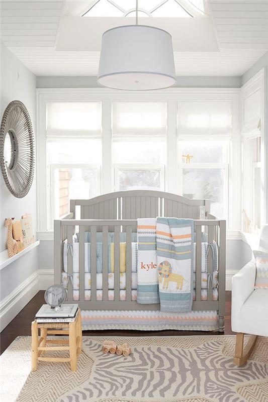 design vauvan huone vauvan huone asetettu harmaa valkoinen