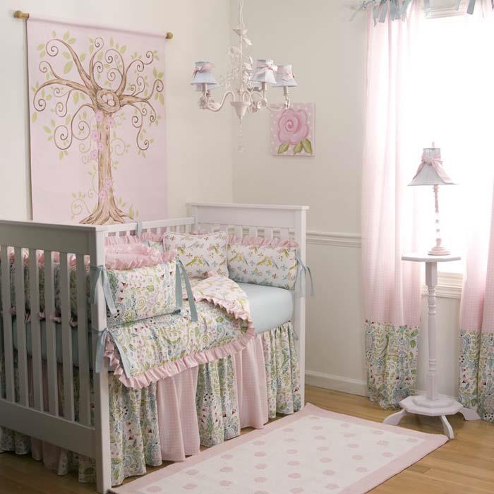 vauvan huoneen suunnittelu vauvan huone asetettu vaaleanpunaiseksi