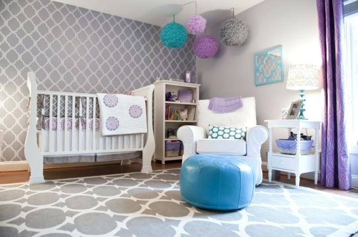 vauvahuone ideoita moderni sisustus tuoreita värejä