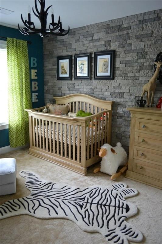 vauvahuone ideoita moderni seinäsuunnittelu hauska matto
