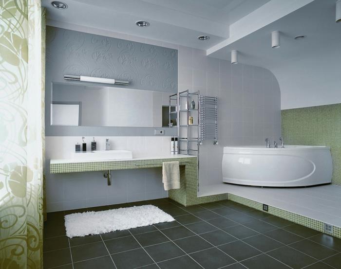 kylpy laatat lattialaatat seinälaatat mosaiikki kylpyhuoneen verho