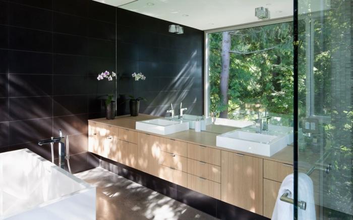 kylpyhuoneen kalusteet japanilainen minimalismin peili
