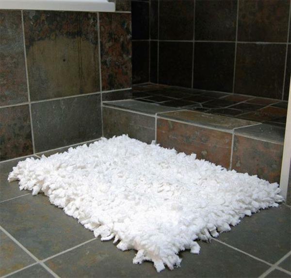 kylpymatot valkoiset kylpyhuoneen matot pehmoisten pehmeiden kylpyhuoneiden luomiseksi
