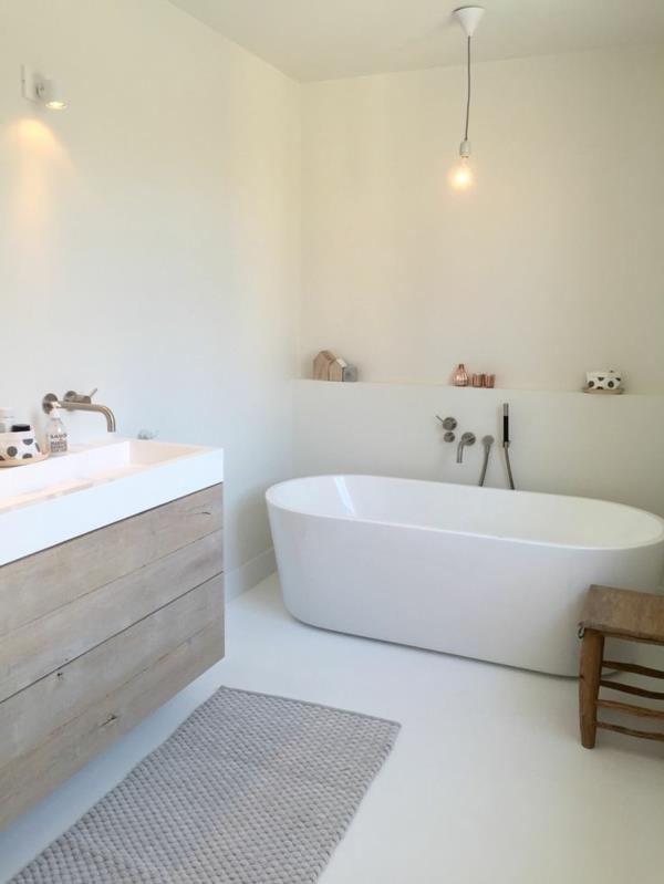 kylpyamme vapaasti seisova kylpyhuone esimerkkejä puinen pohjakaappi