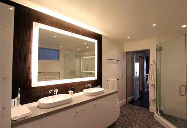 kylpyhuoneen suunnittelu kylpyhuoneen peilivalaistus