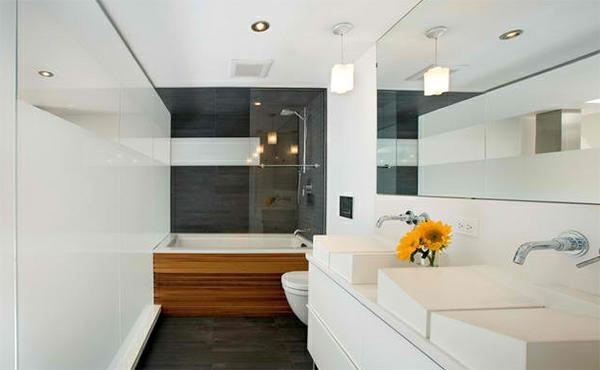 kylpyhuoneen muotoilu kylpyhuoneen peili valkoinen
