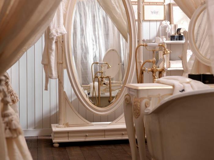 kylpyhuoneen peili antiikki kylpyhuonekalusteet