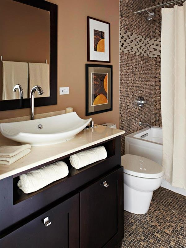 kylpyhuoneen ruskea kylpyhuoneen suunnitteluideat ruskeat kylpyhuonekalusteet