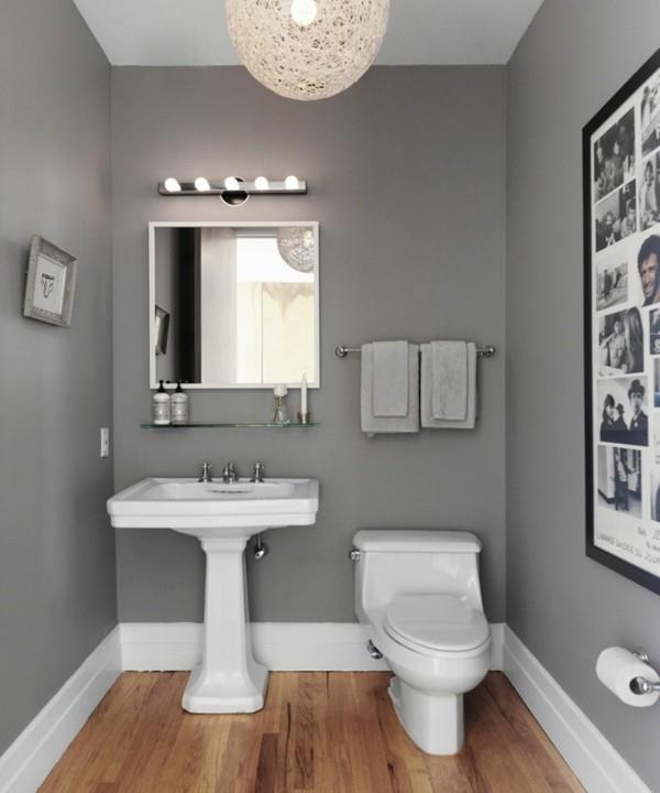 kylpyhuone harmaa pieni kylpyhuone vaaleanharmaa kaunis seinän suunnittelu