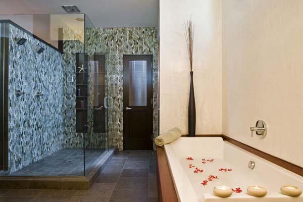 kylpyhuoneen sisustusideoita kylpyamme aasialainen tyyli