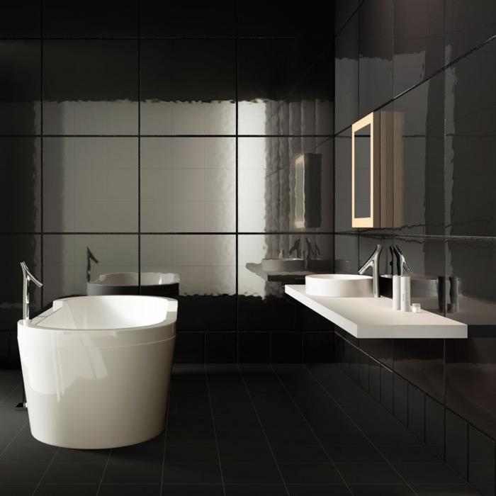 kylpyhuone-laatat-posliini-laatat-musta-kylpyhuone-laatat-valkoinen-kylpyamme-seisova