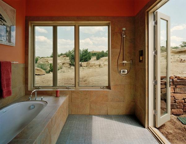 kylpyhuoneen muotoilu kylpyhuoneen laatat luonnollinen väri