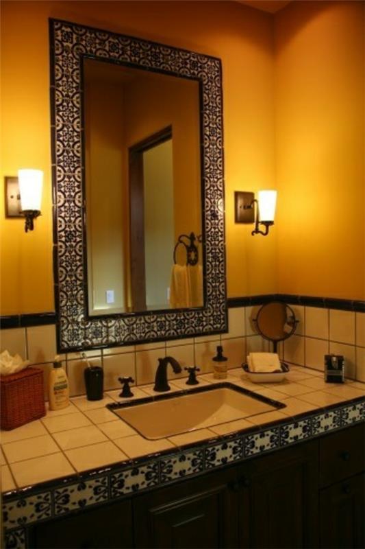 kylpyhuone suunnittelu kylpyhuone laatta koristeet