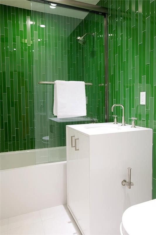 kylpyhuoneen suunnittelu eksoottinen vihreä
