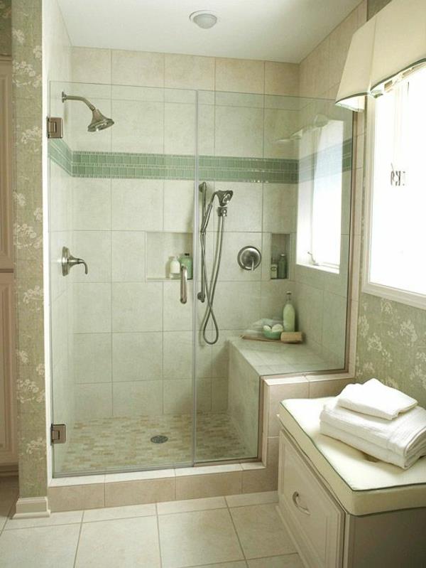 kylpyhuoneen suunnitteluideat kylpyhuoneen vihreä suihkukaappi