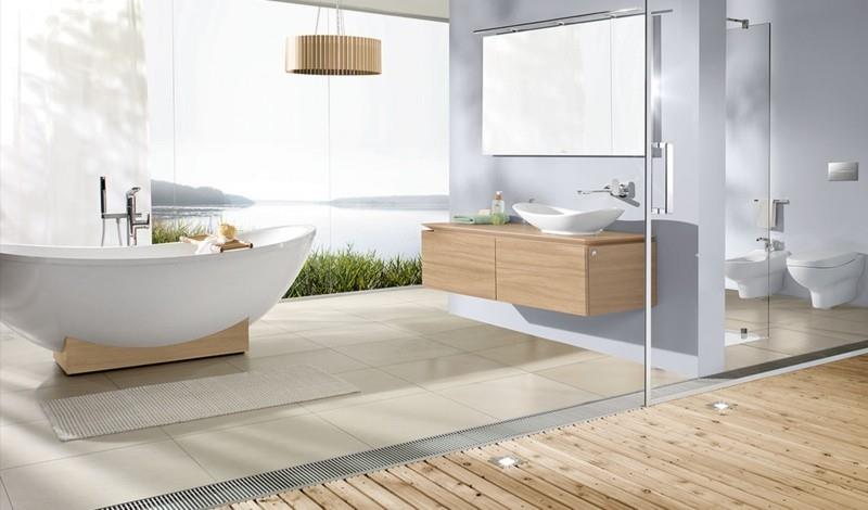 kylpyhuoneen suunnittelu moderni kylpyhuoneen suunnitteluideat lattiatason suihku