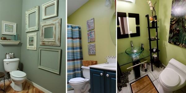 kylpyhuoneen suunnittelu eri vihreät seinät