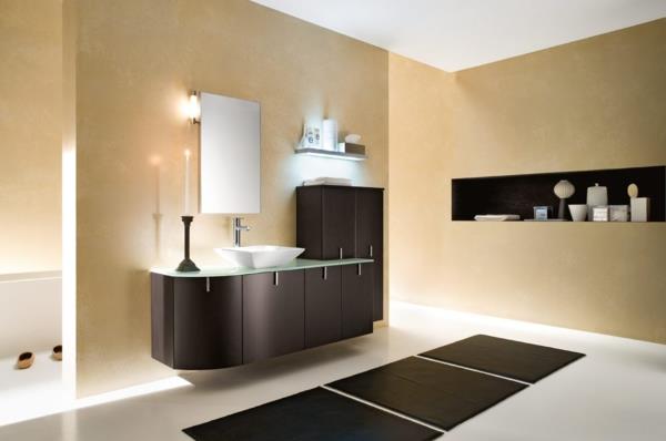 kylpyhuonelamput minimalistinen kelluva pesuallas