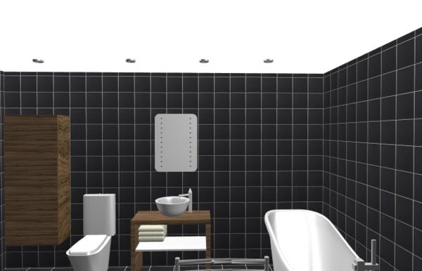 kylpyhuoneen suunnittelija online 3D -visualisointi kylpyhuoneen suunnittelija