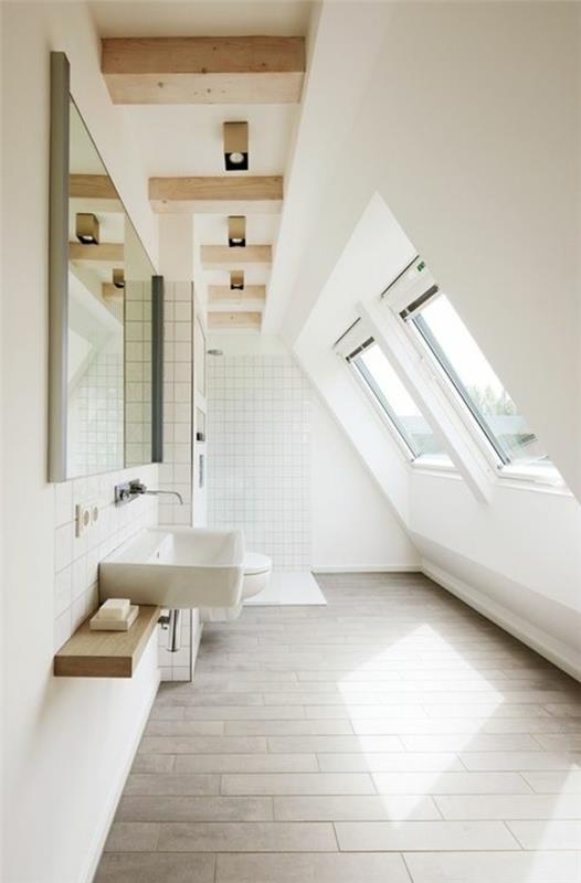 Kylpyhuoneen suunnittelu pienille kylpyhuoneen suunnitteluideoille moderni ikkuna puulattia