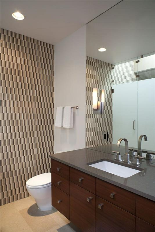 kylpyhuone laatat aksentti seinä kylpyhuone valot kylpyhuone peili kylpyhuone ideoita