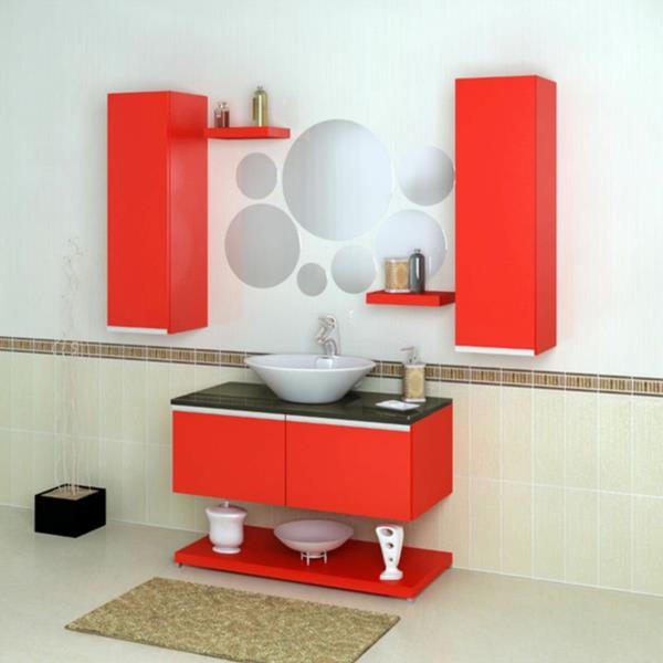 kylpyhuone ideoita pieni kylpyhuone kylpyhuone huonekalut asettaa raikas väri