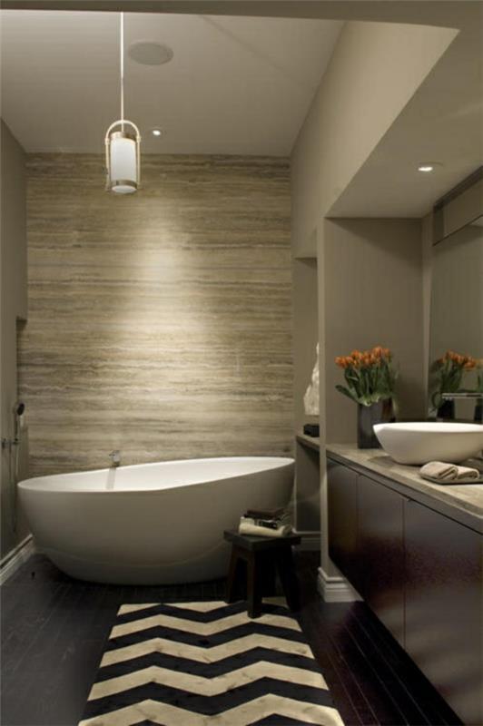 kylpyhuone matto chevron kuvio musta valkoinen puulattia kylpyhuone matot kylpyhuone matot asettaa vapaasti seisova kylpyamme