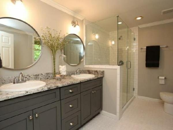 kylpyhuonekalusteet ikea pyöreä peili läpinäkyvä suihkukaappi