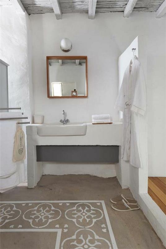 kylpyhuoneen matot kylpyhuoneen matot puulattia maalaismainen kylpyhuone sisustus maalaistyylinen