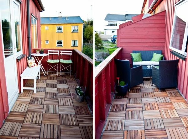parveke suunnittelu päivänvarjo huonekalut puulaatat