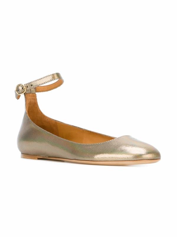 ballerina -kengät muoti trendit kultahihnat