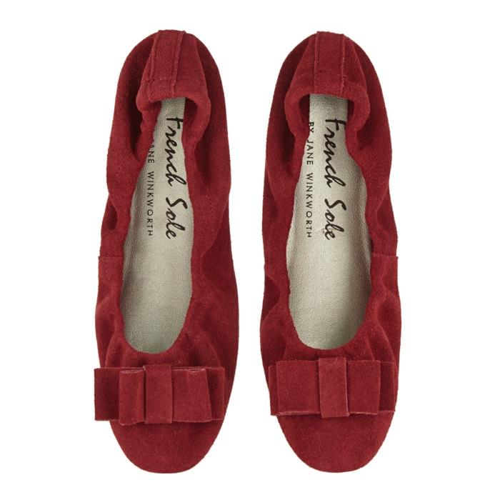 ballerina kengät muoti trendit mokka punainen
