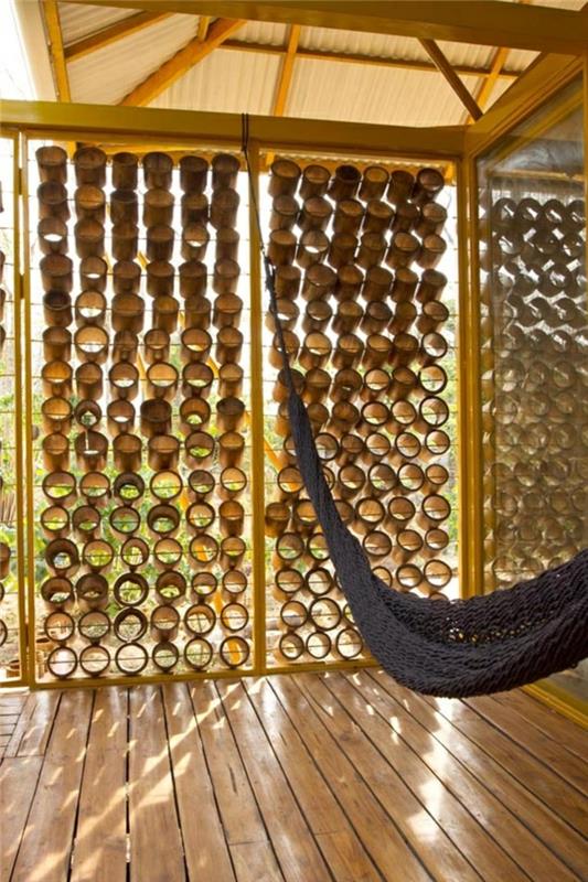 Tee oma bambu koristelu bambu sauvat parveke koristelu