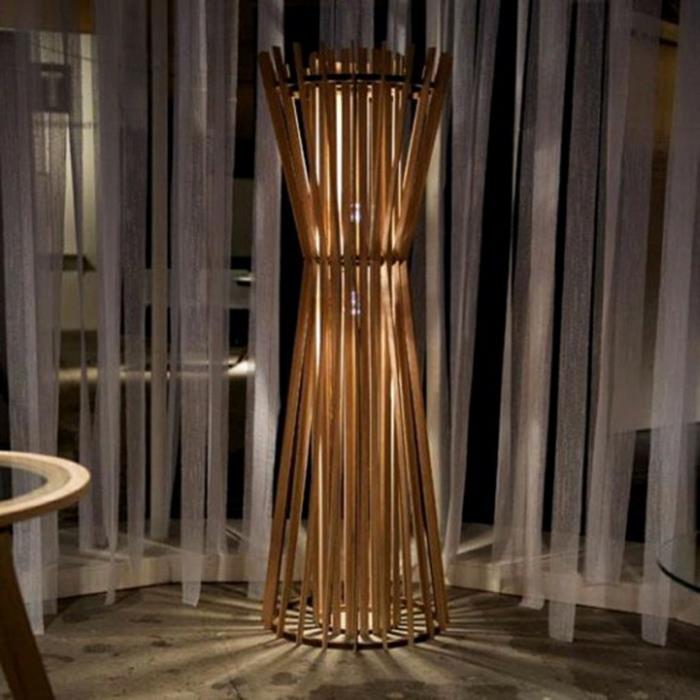 sisustusideoita koristekoristeita, jotka on valmistettu bambu -design -lampuista