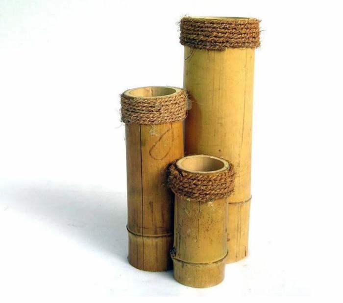 Bambu huonekalut ja tarvikkeet bambu koristelu bambu seinä koristelu kukka maljakoita
