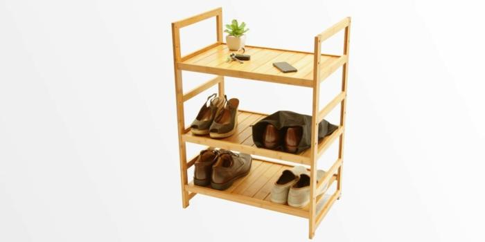 koriste on valmistettu bambu seinäkoriste kenkä teline
