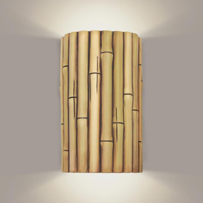 koriste on valmistettu bambu -seinäkoristeesta