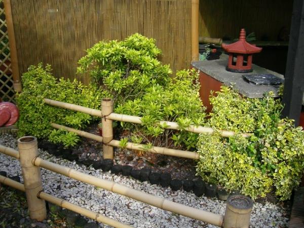 bambu koristelu zen puutarha aasialainen