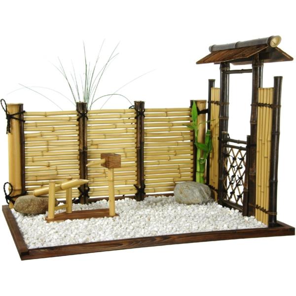 bambu koristelu zen puutarha feng shui malli