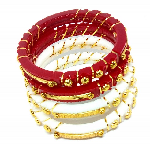 Bengali Shankha Pola armbånd